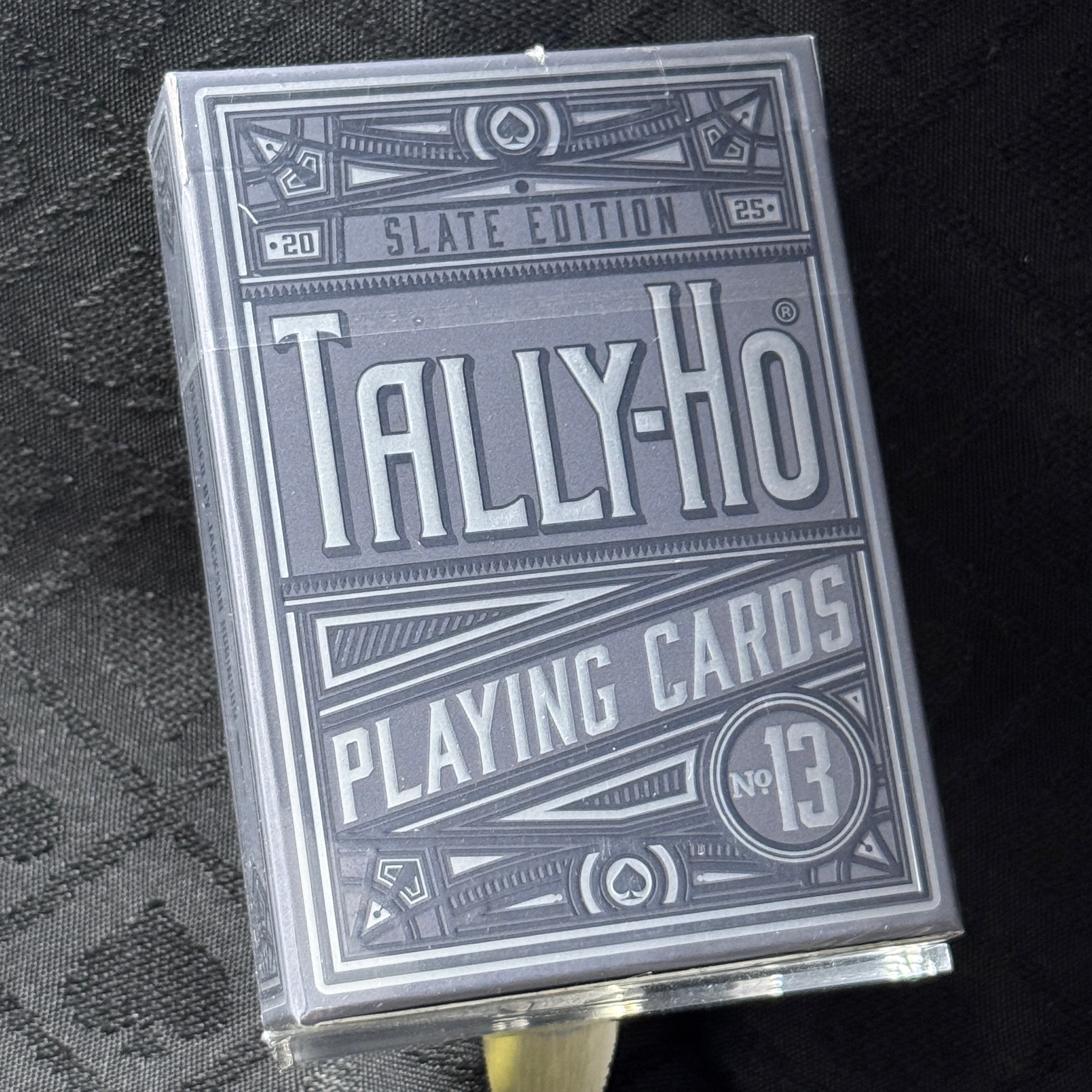 Tally-Ho Slate Edition (Limited, #xxx/500) Playing Cards