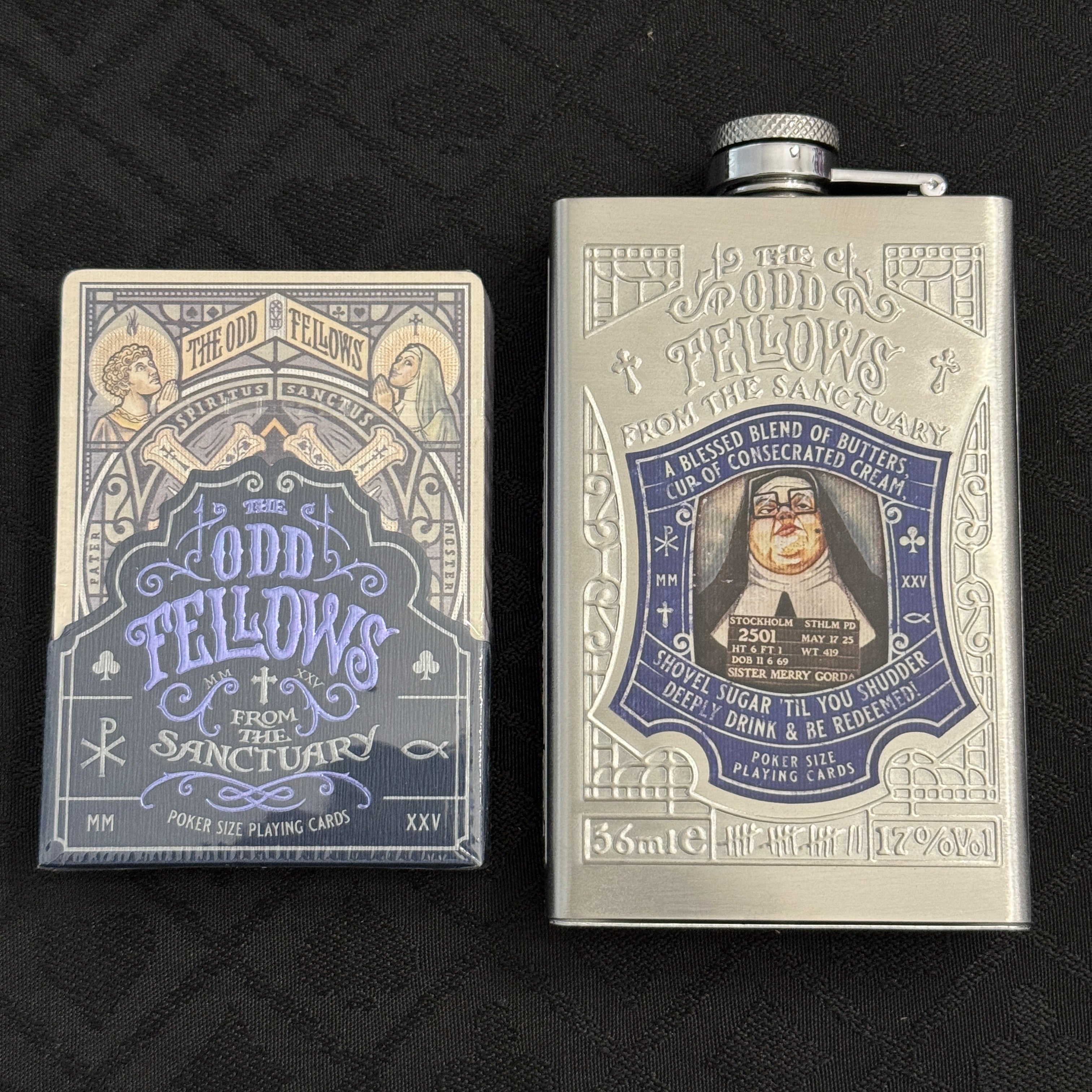 Odd Fellows From The Sanctuary Flask Set [AUCTION]