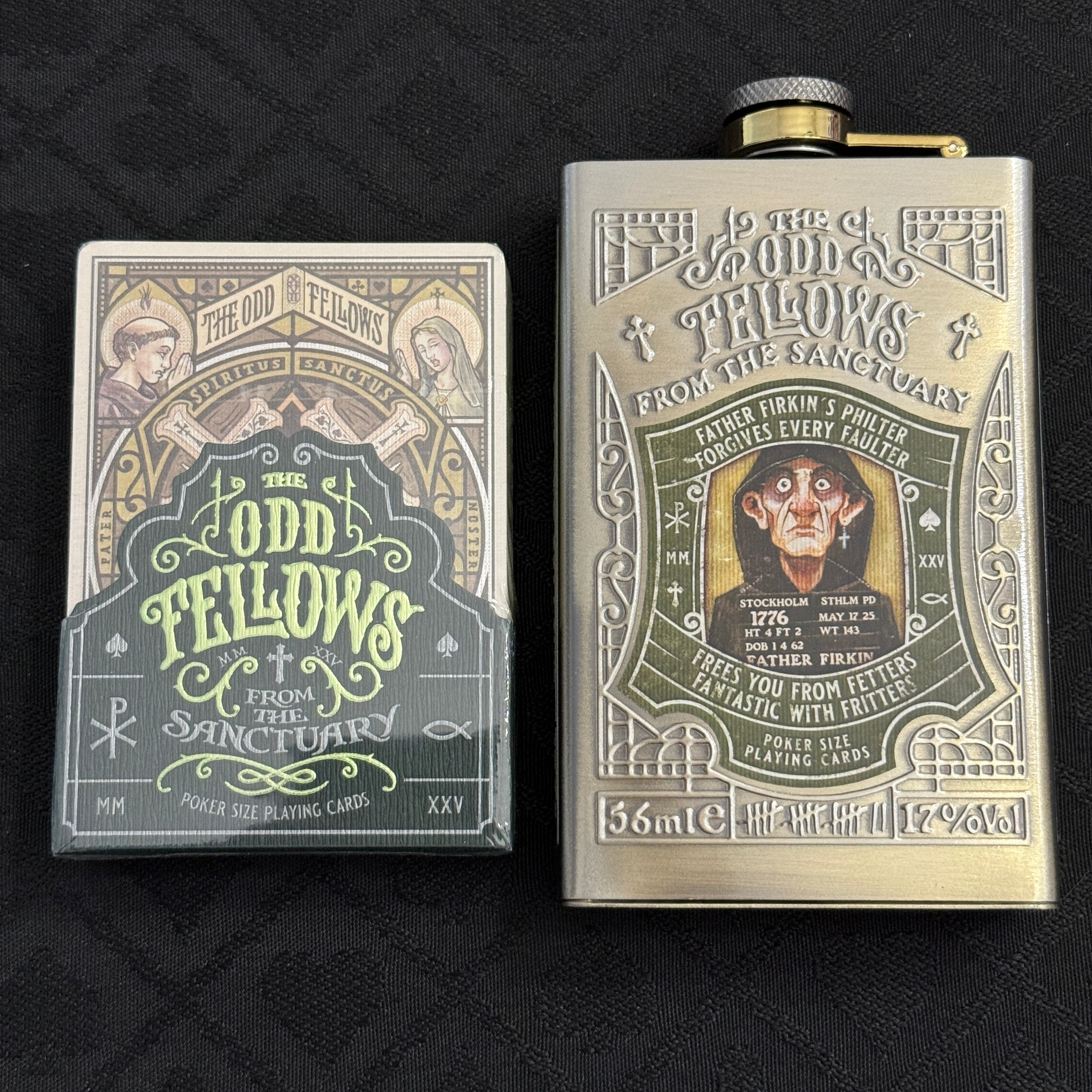 Odd Fellows From The Sanctuary Flask Set [AUCTION]