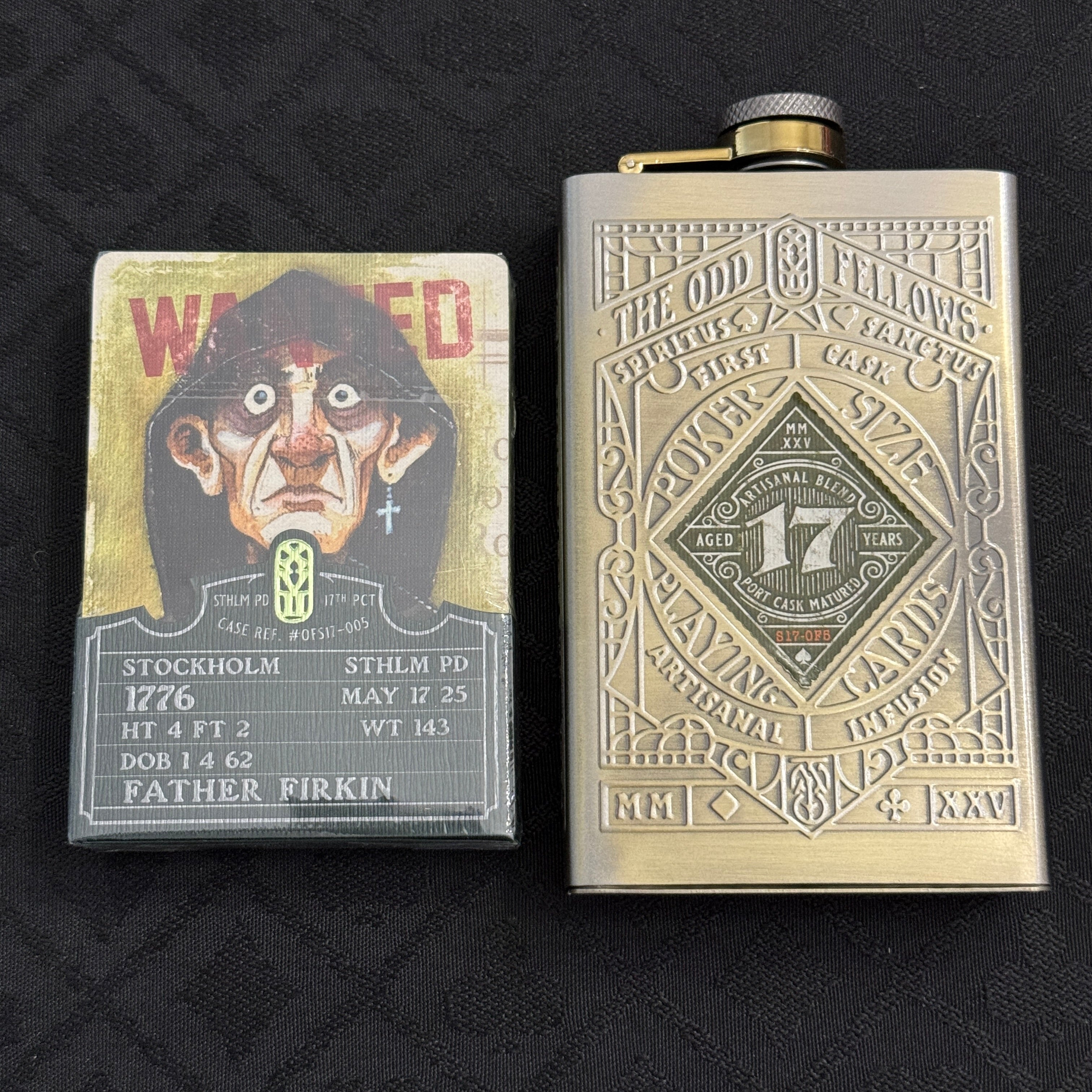 Odd Fellows From The Sanctuary Flask Set [AUCTION]