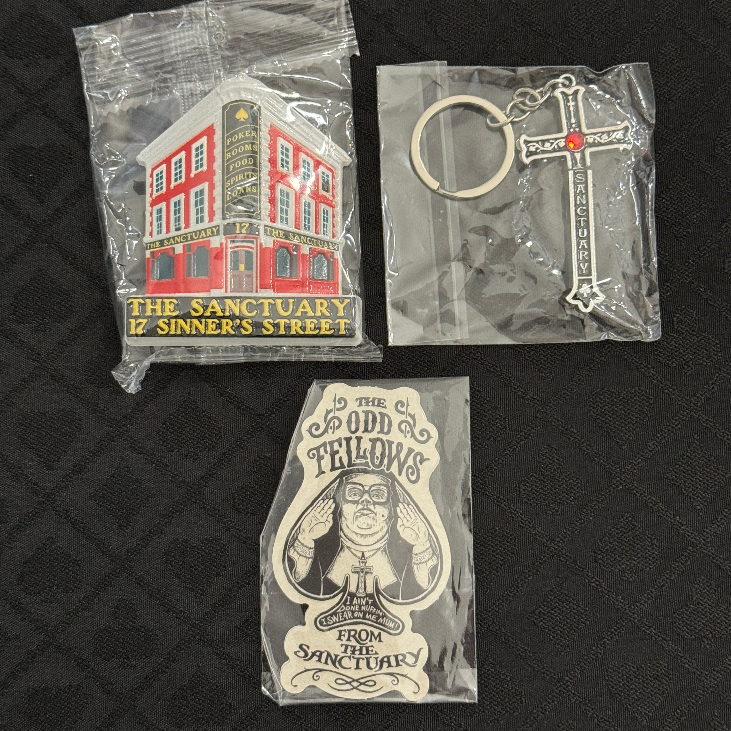 Odd Fellows From The Sanctuary Flask Set [AUCTION]