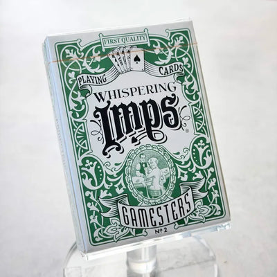 Whispering Imps Gamesters (Green Limited Edition) Playing Cards