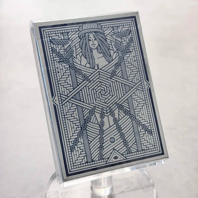 Memoria Entropia Argentea Playing Cards