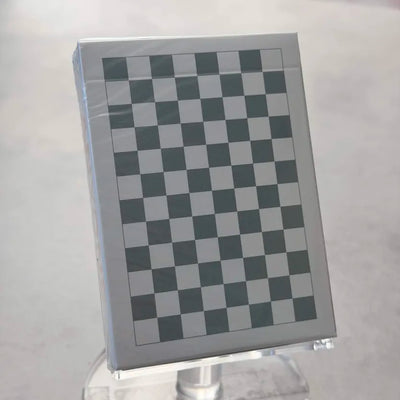 Gray Checkerboard Playing Cards