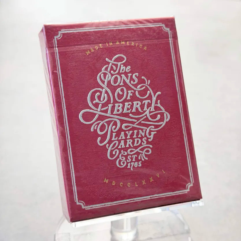 Sons Of Liberty Red Playing Cards