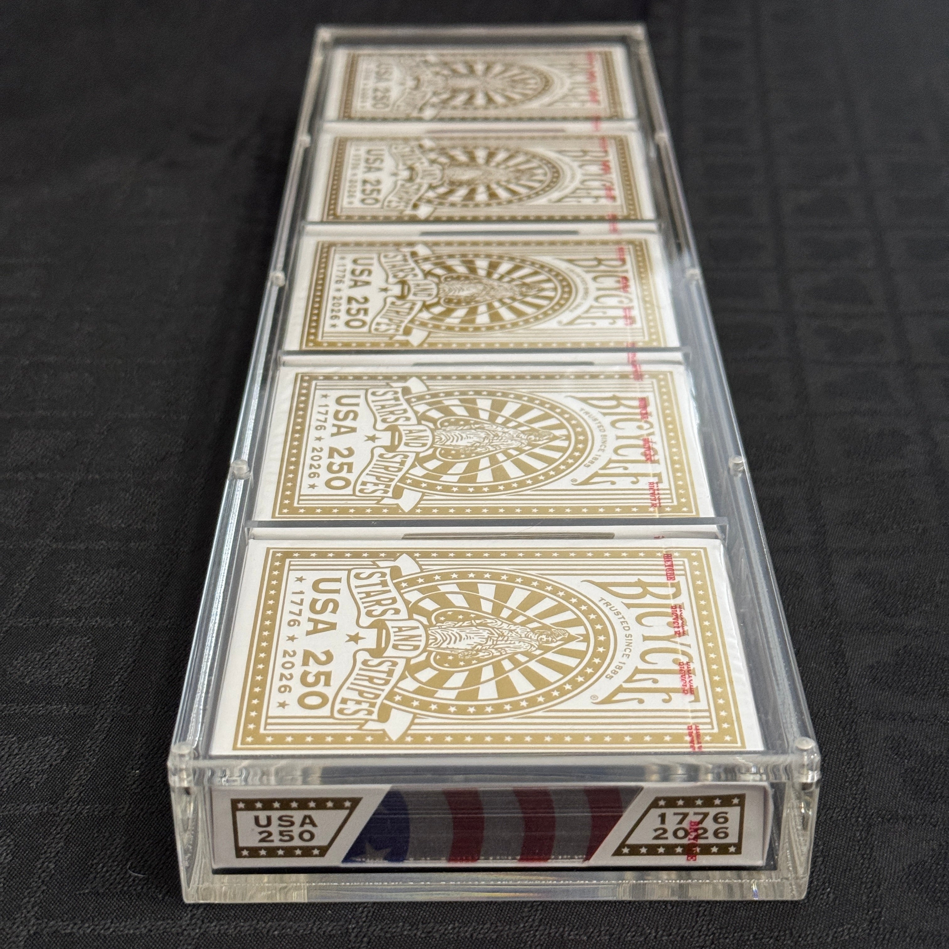 Bicycle America 250th Gilded Collection & Case [AUCTION]