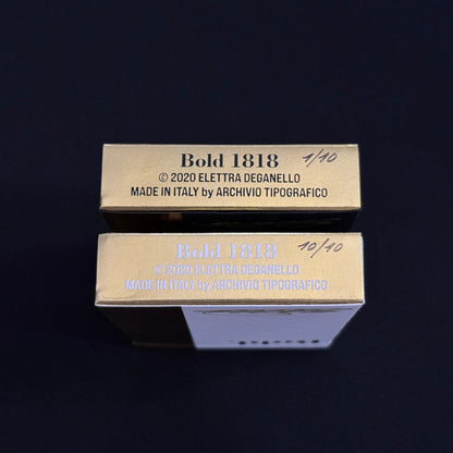 Bold 1818 Gold Experimental Bundle [AUCTION]