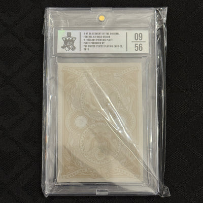 Federal 52 Printing Plate (Yellow, 10/52) [AUCTION]