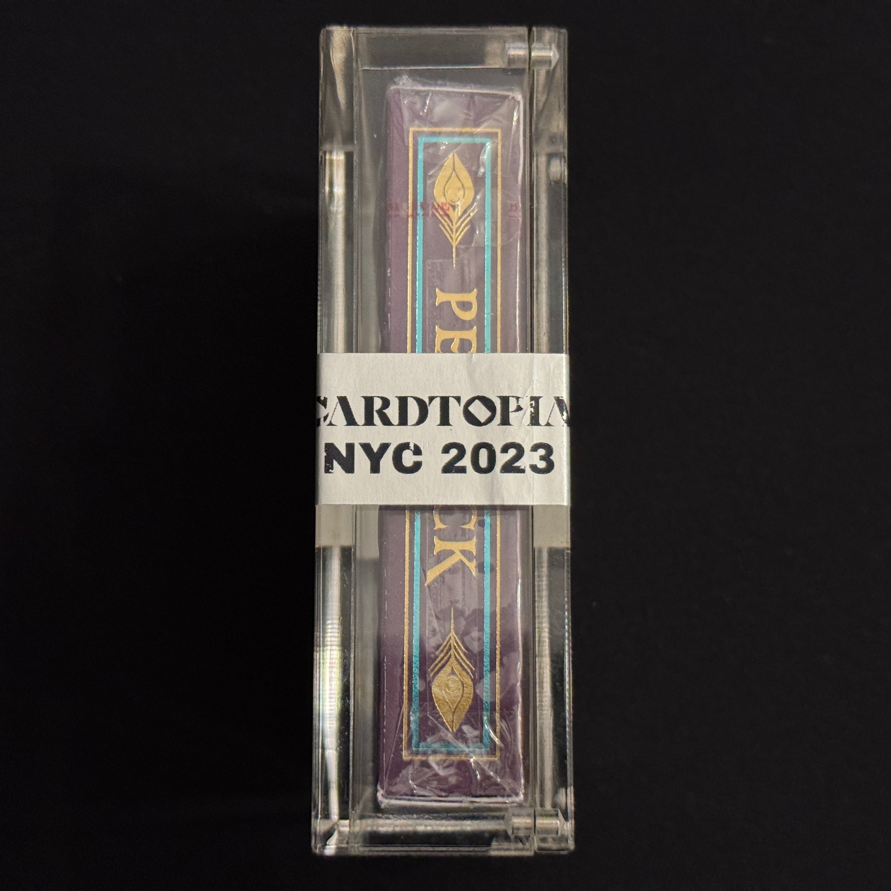 Bicycle Peacock Purple Cardtopia Edition #11/50 [AUCTION]