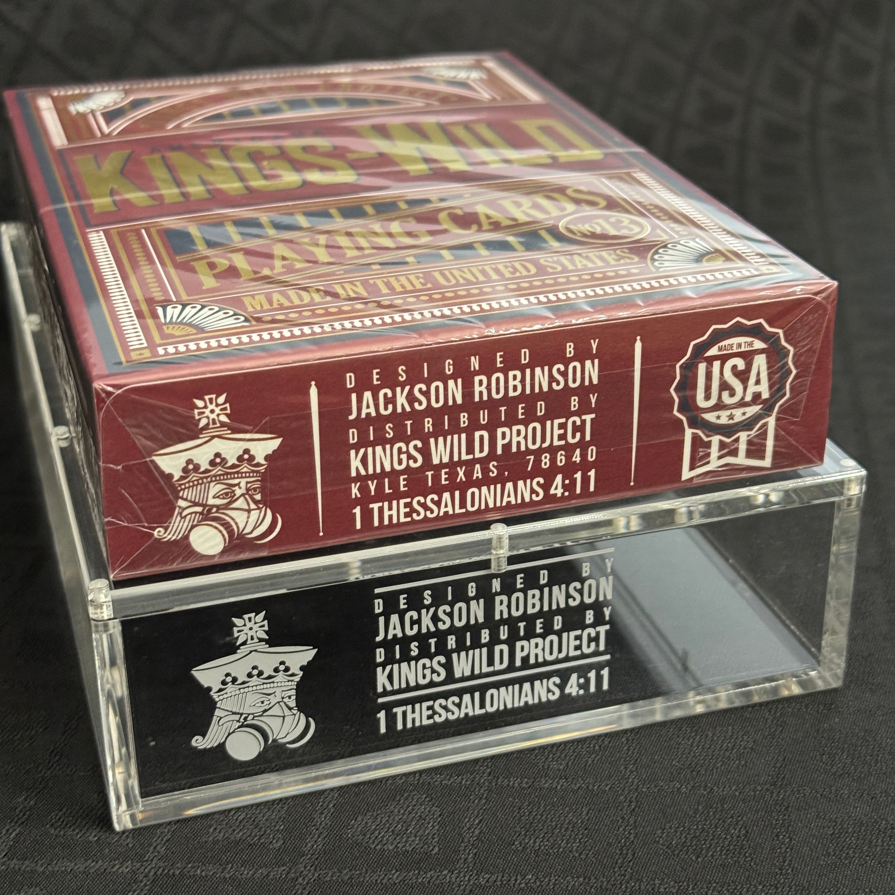 Kings Wild Americana Gilded Jumbo Tuck Collectors Set & Case [AUCTION]