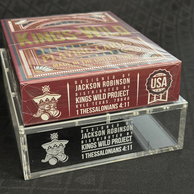 Kings Wild Americana Gilded Jumbo Tuck Collectors Set & Case [AUCTION]