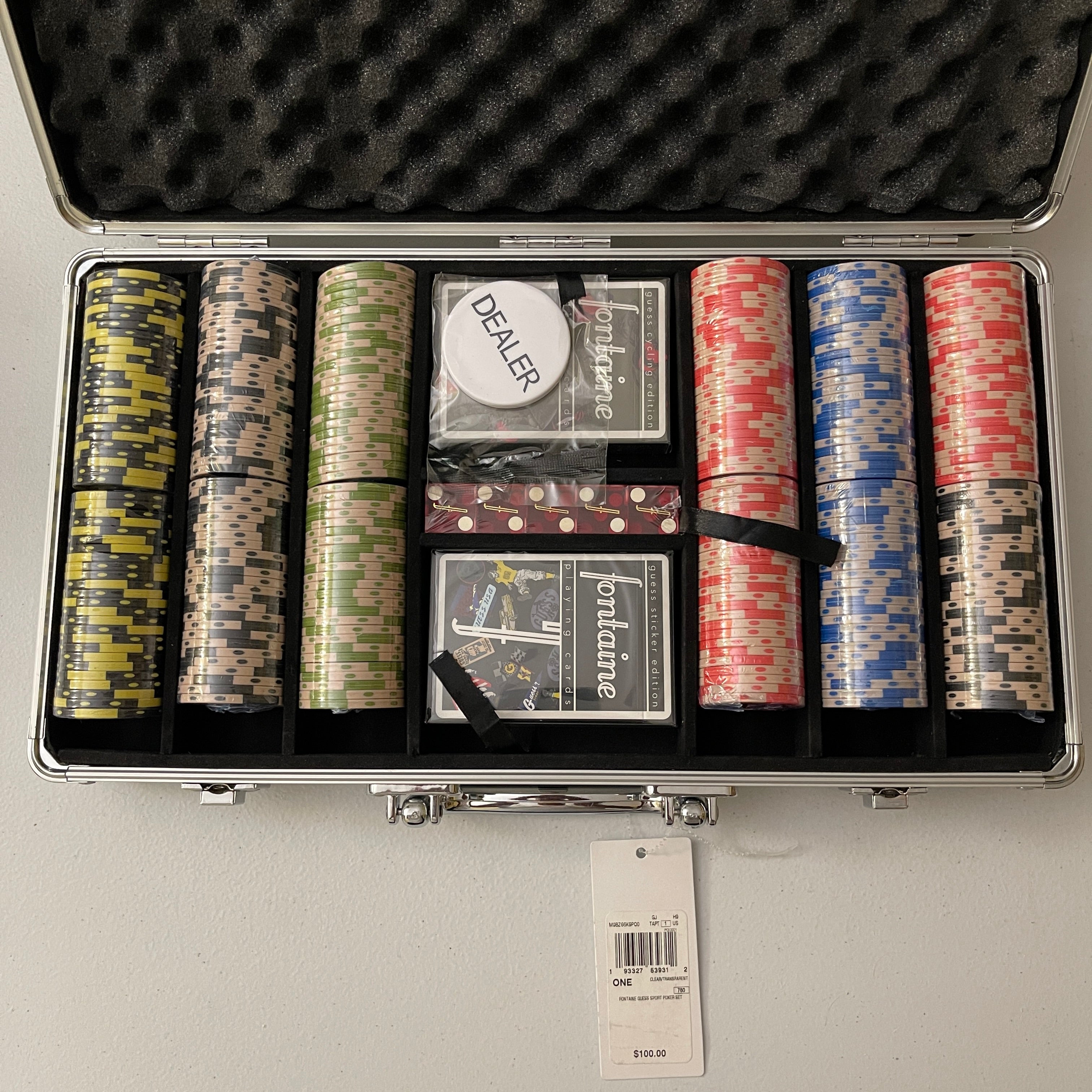 Fontaine Poker Set (Signed) [AUCTION]