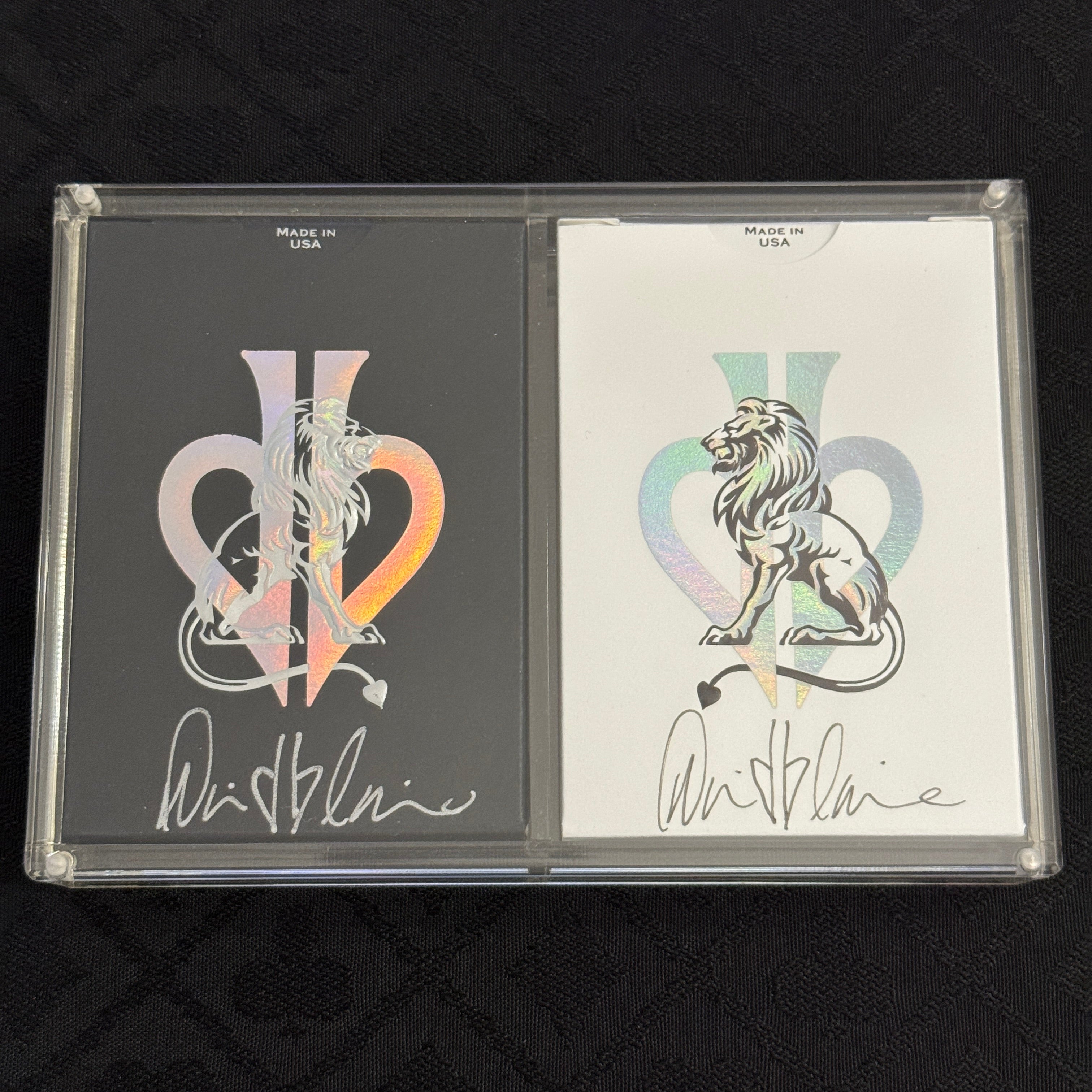 Signed Lions X (Black & White Set) [AUCTION]