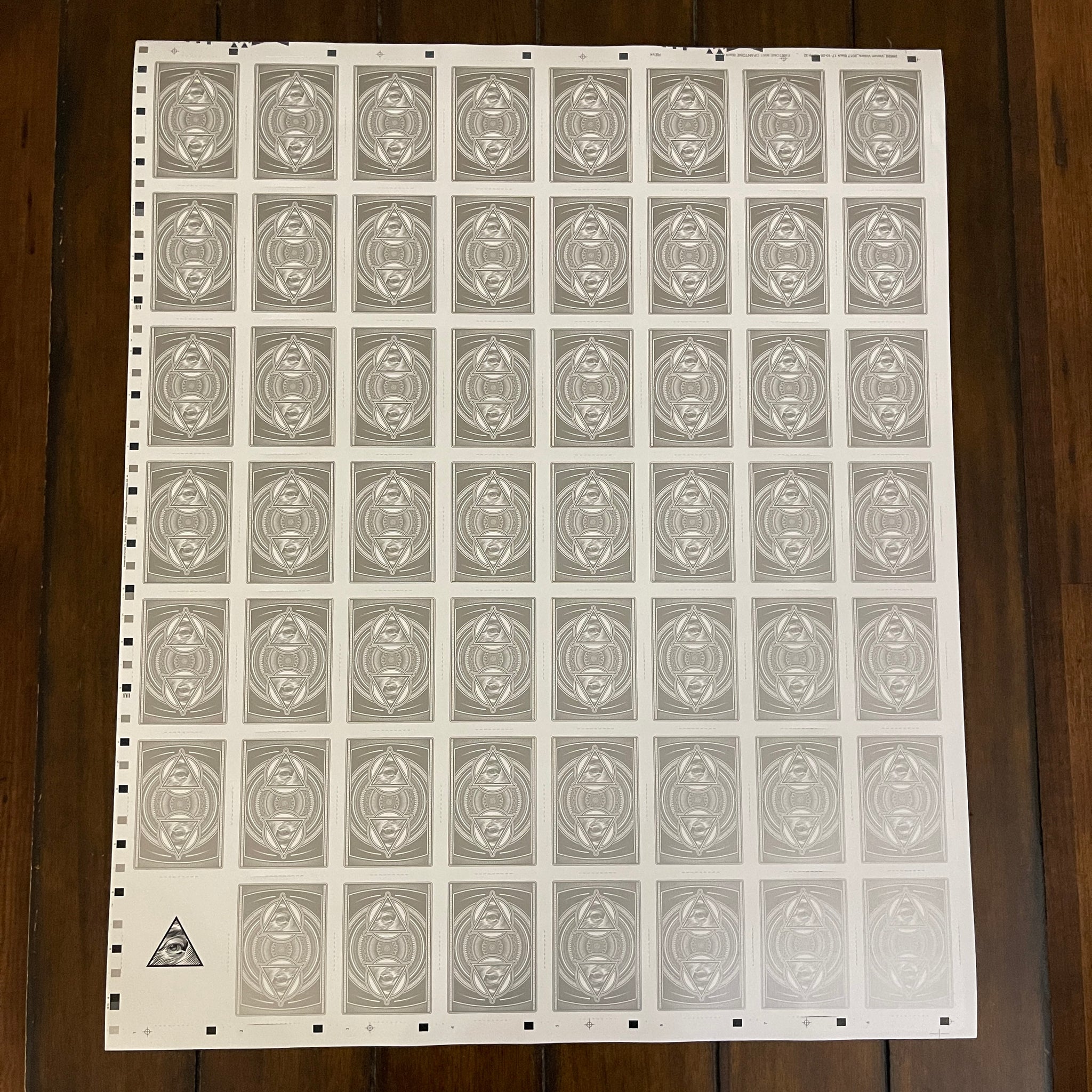 Verum Videre White Edition Uncut Sheet [AUCTION]