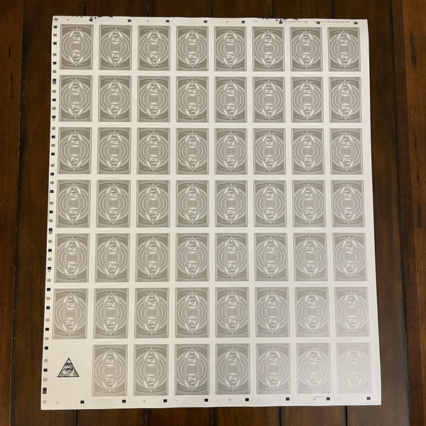 Verum Videre White Edition Uncut Sheet [AUCTION]