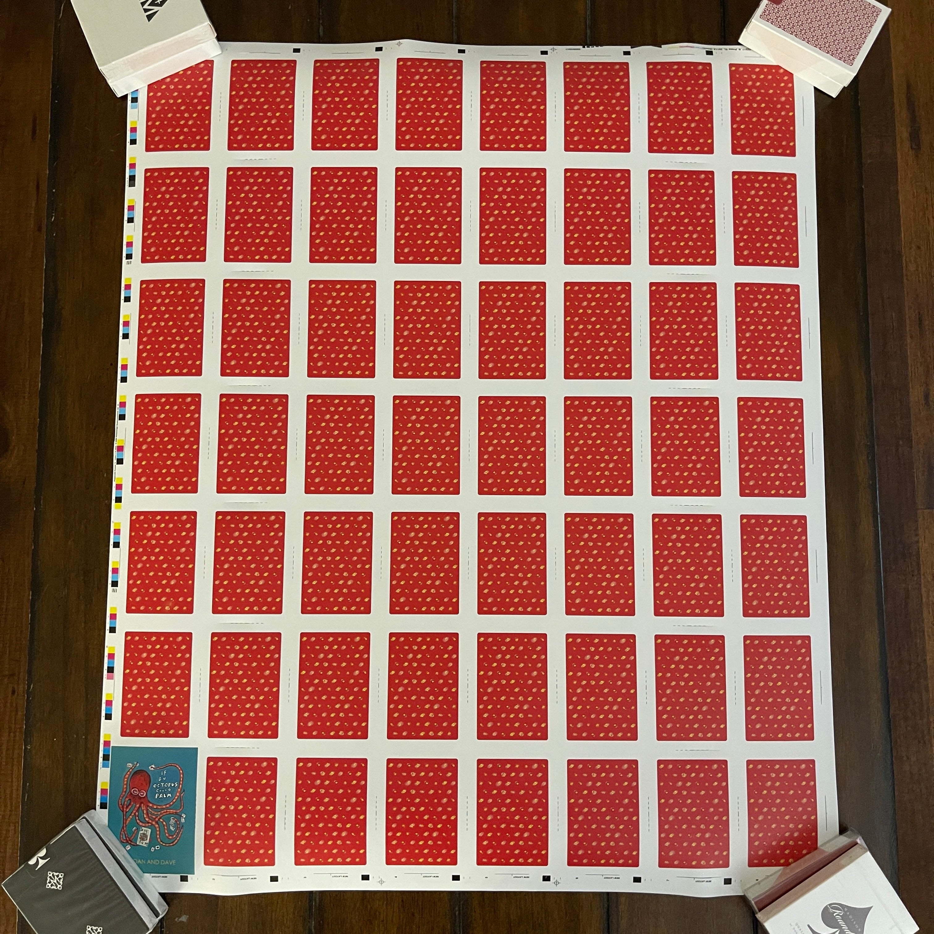 If An Octopus Could Palm Uncut Sheet [AUCTION]