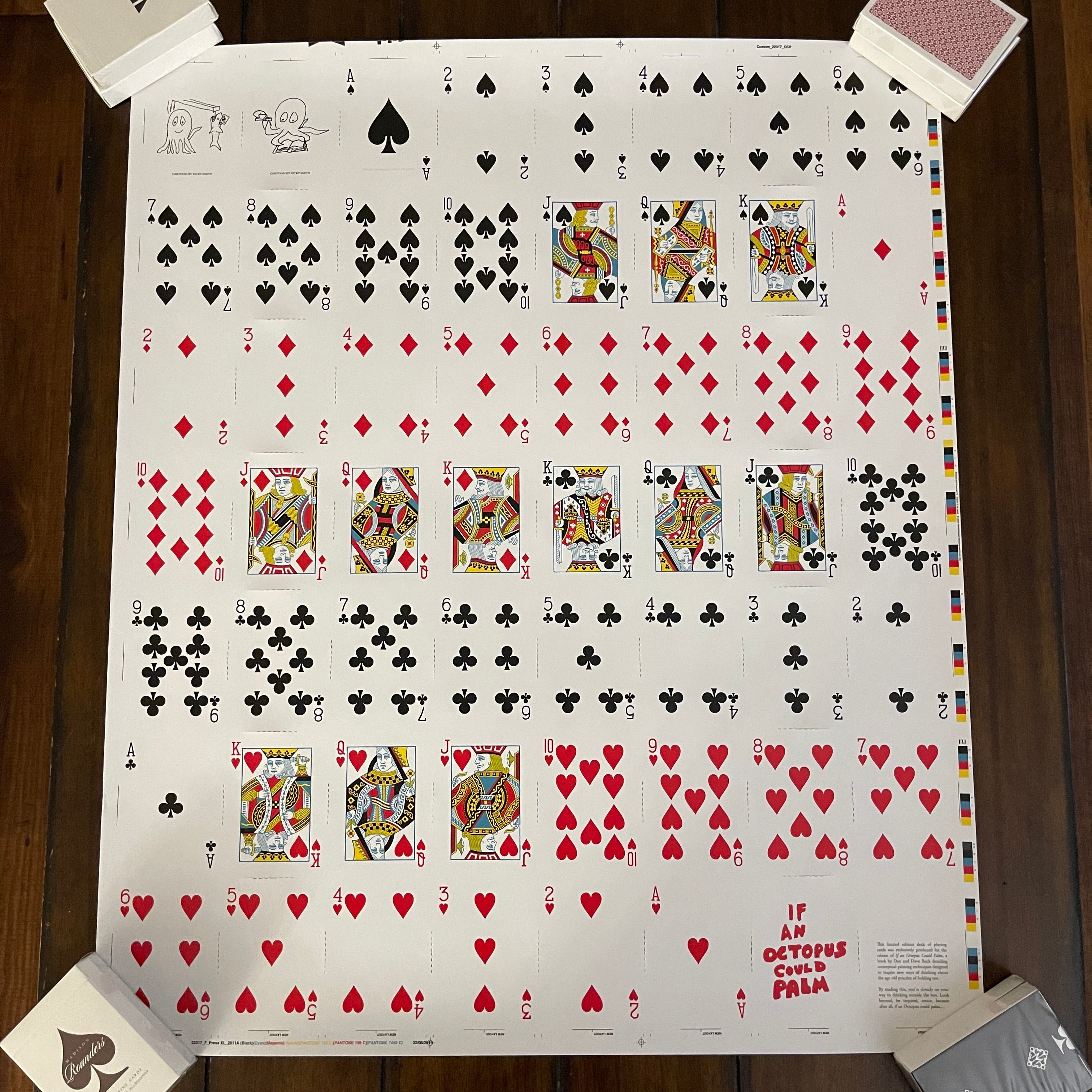 If An Octopus Could Palm Uncut Sheet [AUCTION]