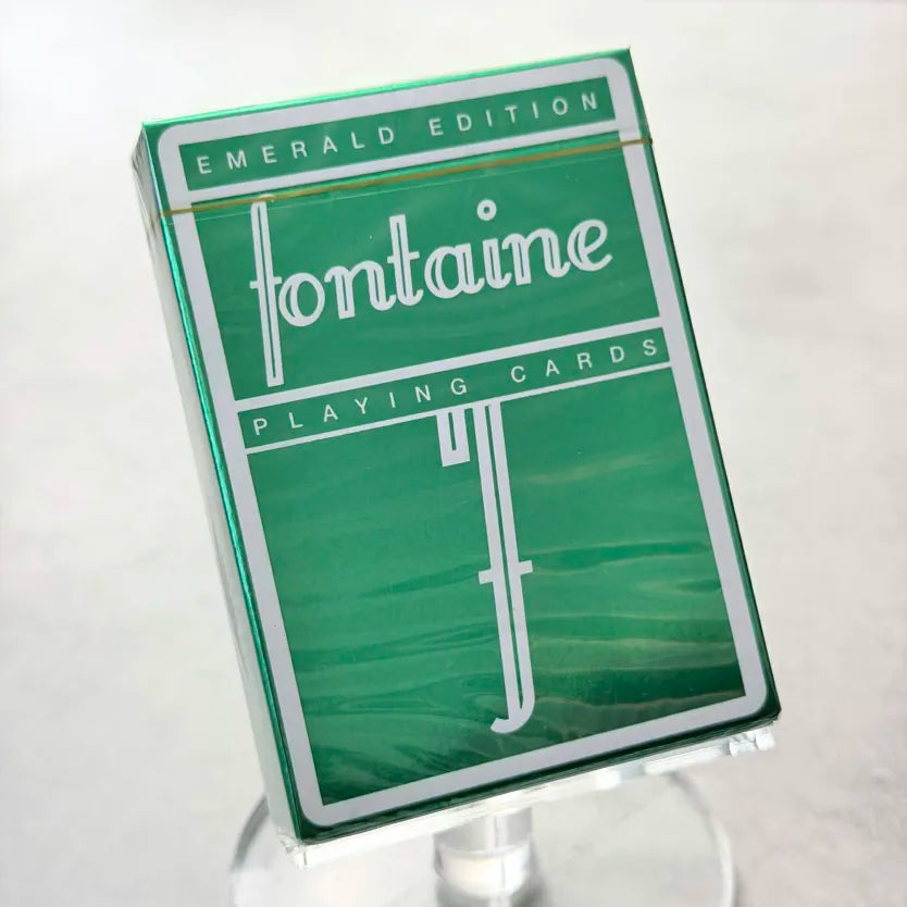 Emerald Foil Playing Cards