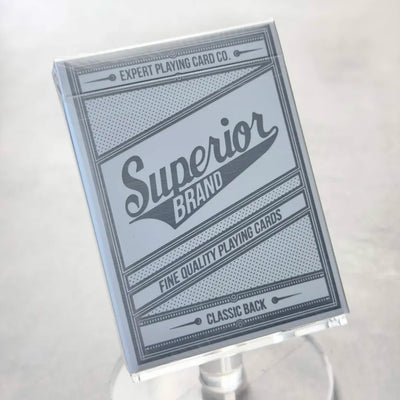 Superior Cardista Silver Gilded Playing Cards