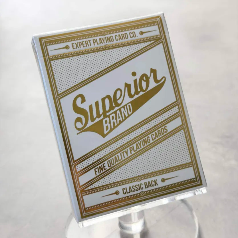 Superior Cardista Gold Gilded Playing Cards