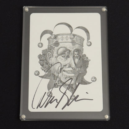 David Blaine Signed Joker (Split Spades Blue) [AUCTION]