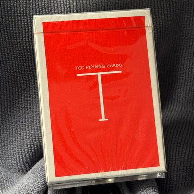 Classic T Seconds Playing Cards (Red, Misprint - "Plyaing")