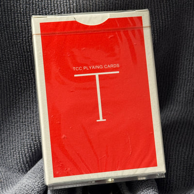 Classic T Seconds Playing Cards (Red, Misprint - "Plyaing")