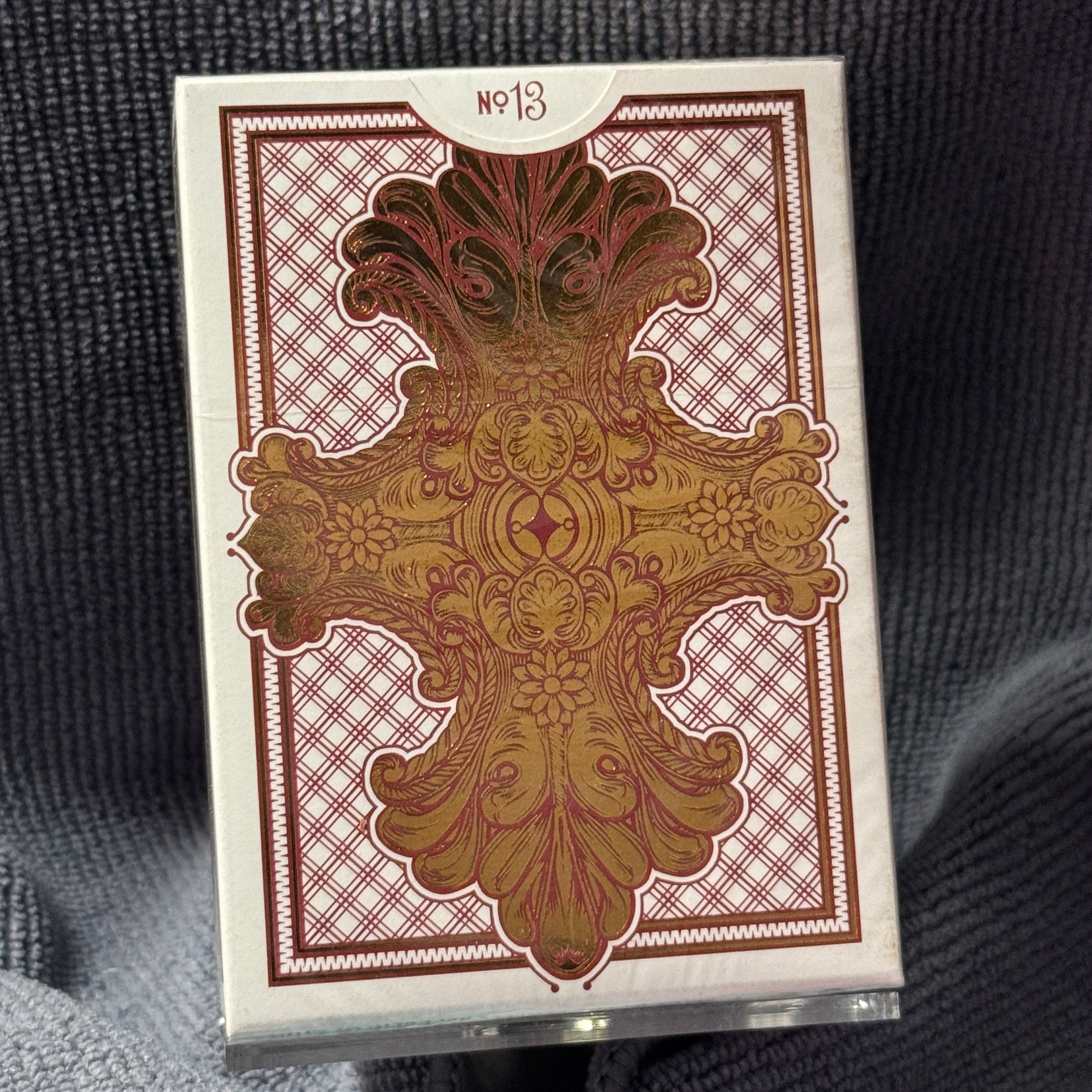 Intaglio Red Playing Cards (Signed)