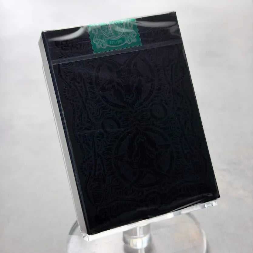 666 - Emerald Hellfire (Gilded) Playing Cards