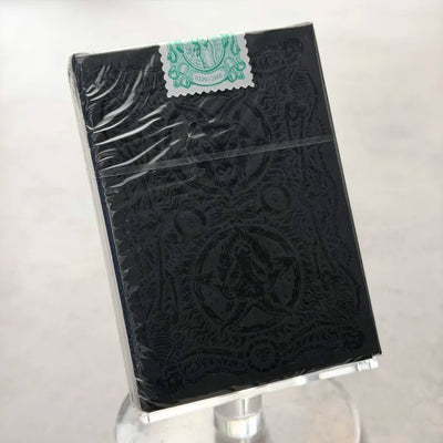 666 - Emerald Hellfire Playing Cards