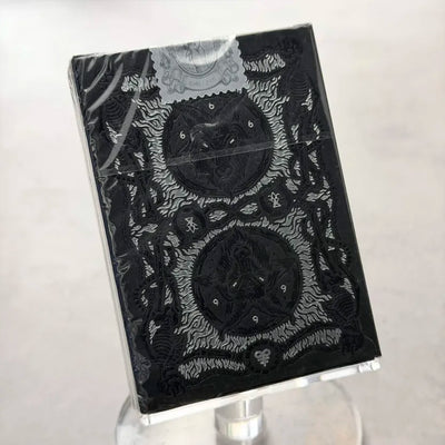 666 Dark Reserve - Silver Playing Cards