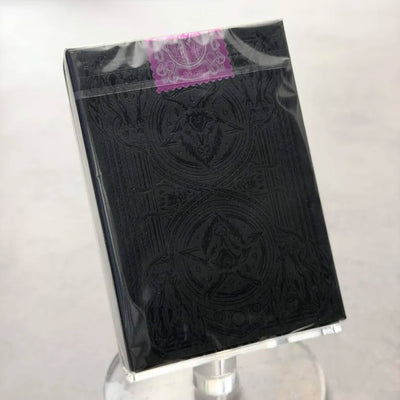 666 - Purple Inferno (Gilded) Playing Cards
