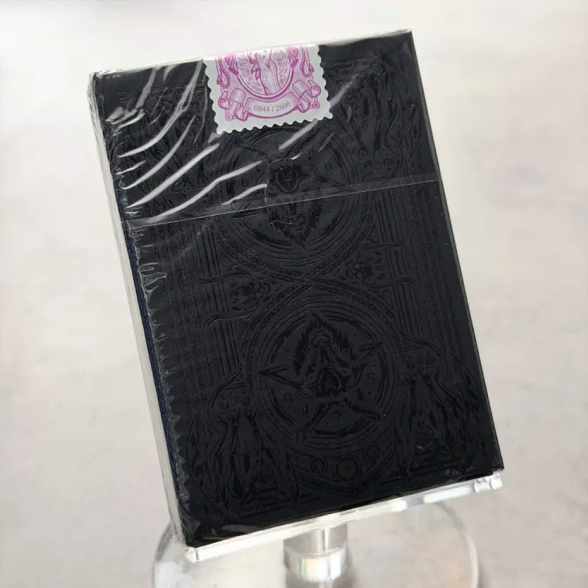 666 - Purple Inferno Playing Cards