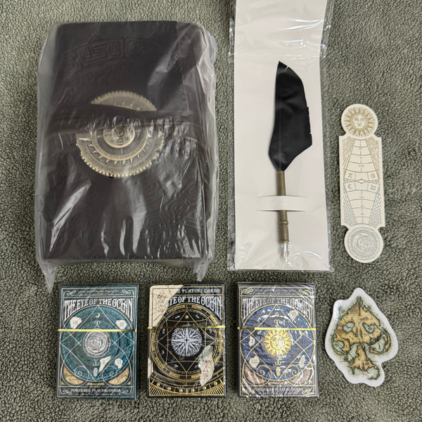 The Eye of the Ocean Vol 1 Book with Leather Cover/Astrolabe & Extras [AUCTION]