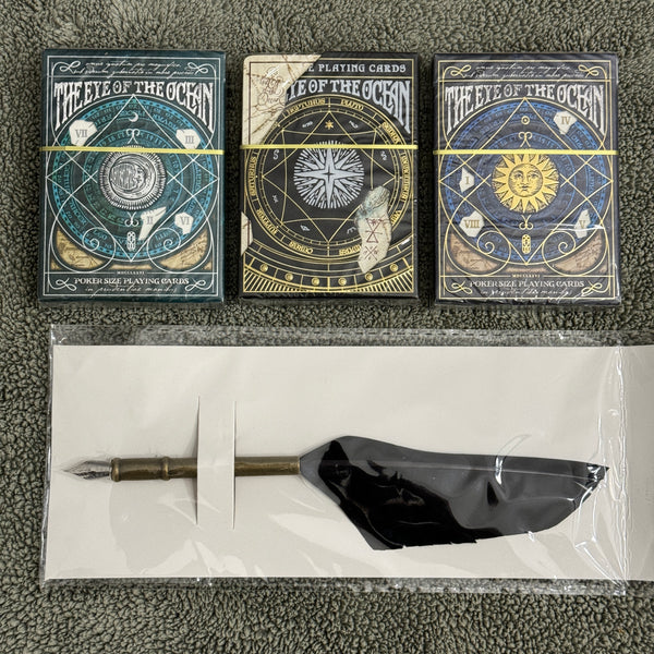 The Eye of the Ocean Vol 1 Book with Leather Cover/Astrolabe & Extras [AUCTION]