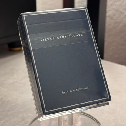 Silver Certificate (Limited - Foiled #xxx/600) Playing Cards