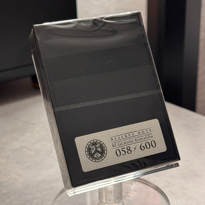 Black Reserve Note (Limited - Foiled #58/600) Playing Cards