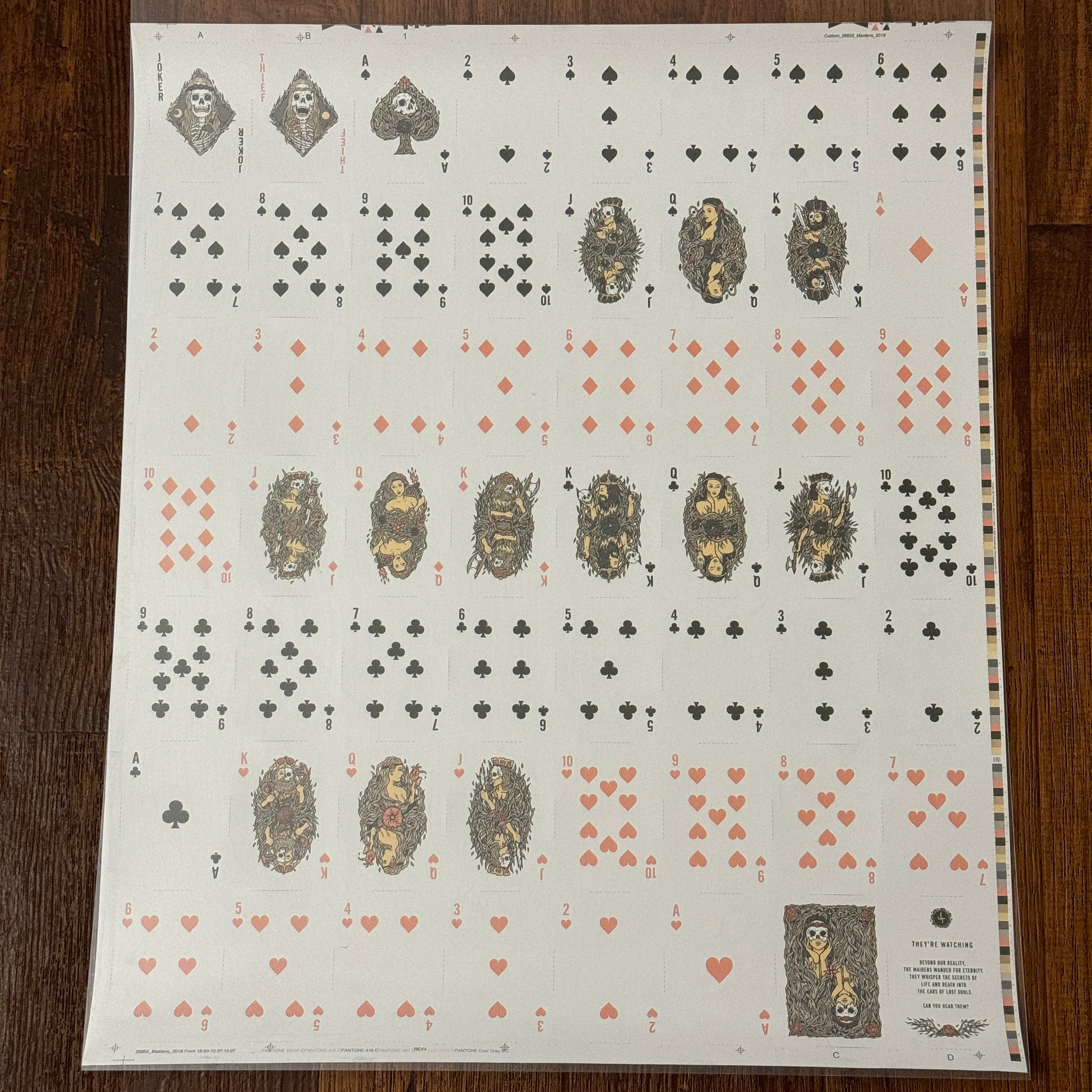 Maidens V1 Uncut Sheet [AUCTION]