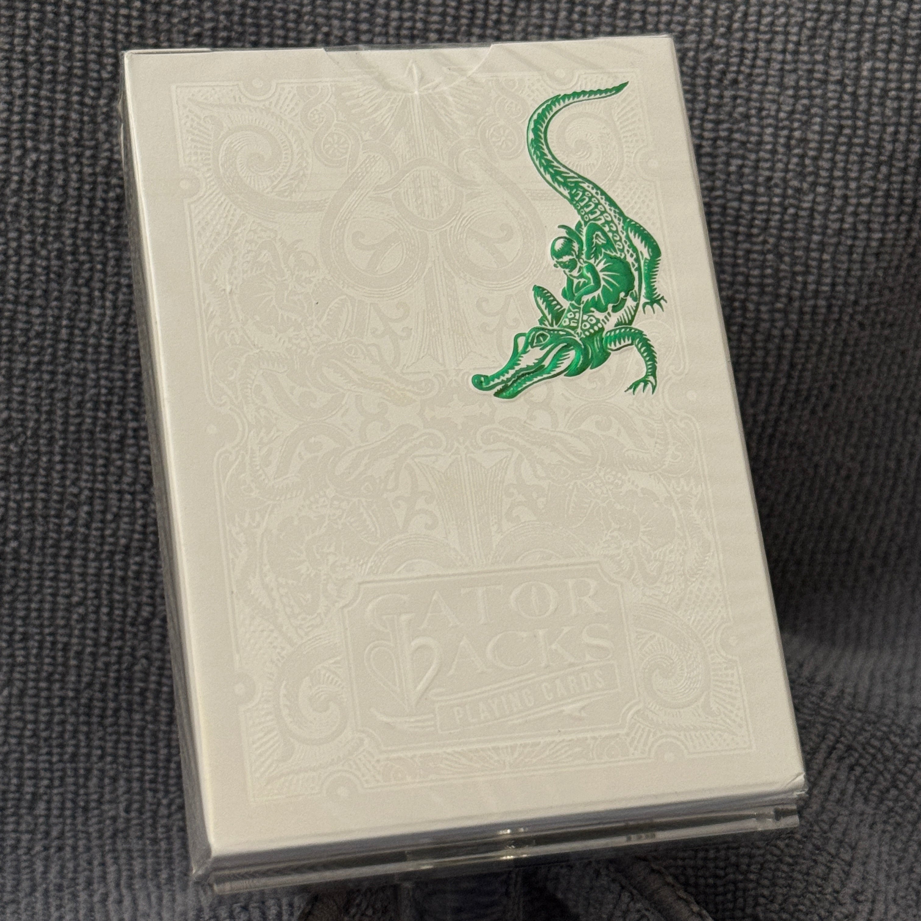 Gatorbacks Playing Cards (Green Foil)