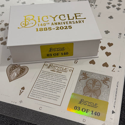 Bicycle 140th Anniversary Box Set & Uncut Sheet (#03/140) [AUCTION]