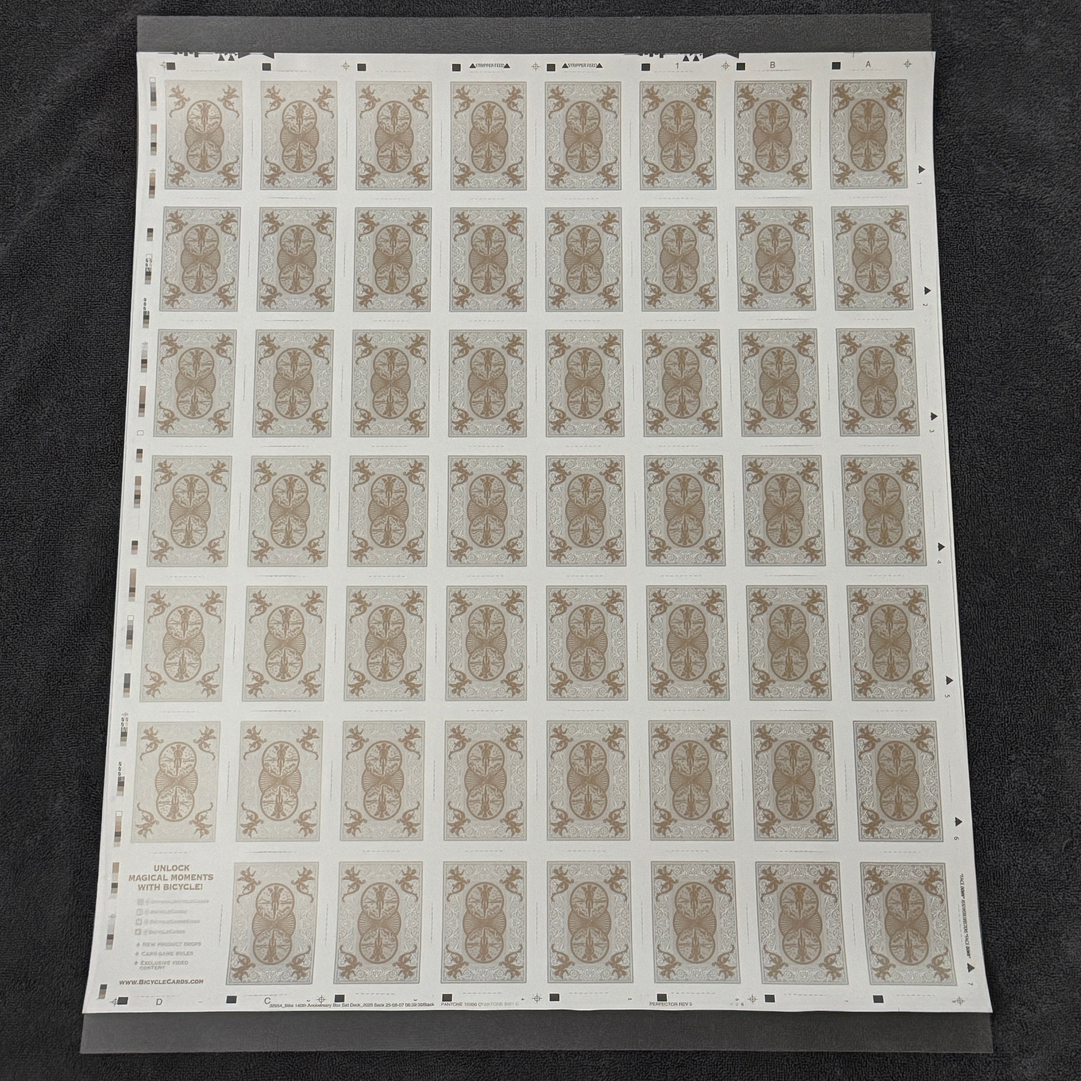 Bicycle 140th Anniversary Box Set & Uncut Sheet (#03/140) [AUCTION]