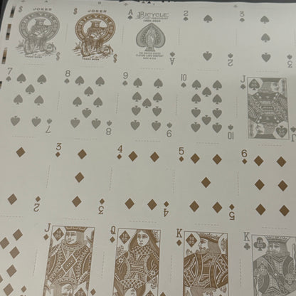 Bicycle 140th Anniversary Box Set & Uncut Sheet (#03/140) [AUCTION]