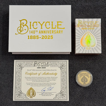 Bicycle 140th Anniversary Box Set & Uncut Sheet (#03/140) [AUCTION]