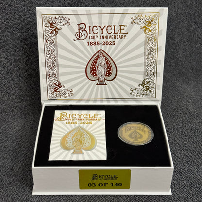 Bicycle 140th Anniversary Box Set & Uncut Sheet (#03/140) [AUCTION]