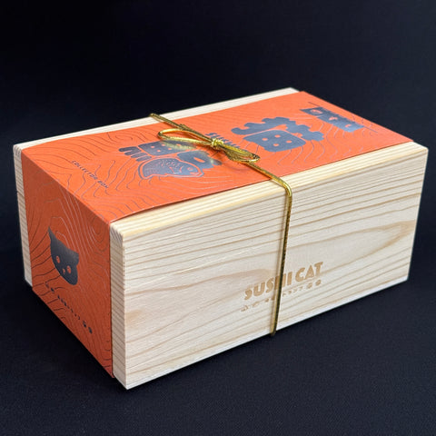 Sushi Cat Sushi-Geta Wooden Collector Box [AUCTION]