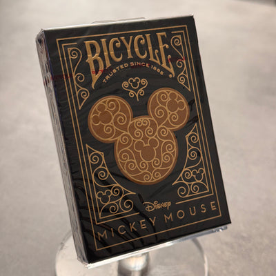 Bicycle Mickey Mouse (Black & Gold) Playing Cards