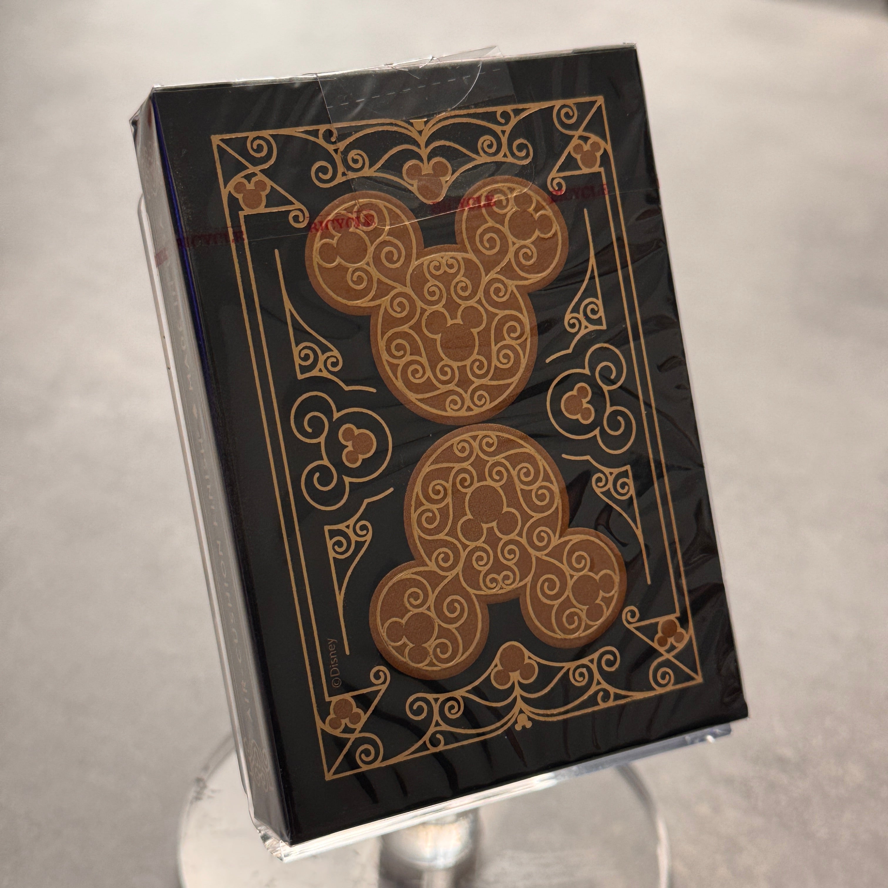 Bicycle Mickey Mouse (Black & Gold) Playing Cards