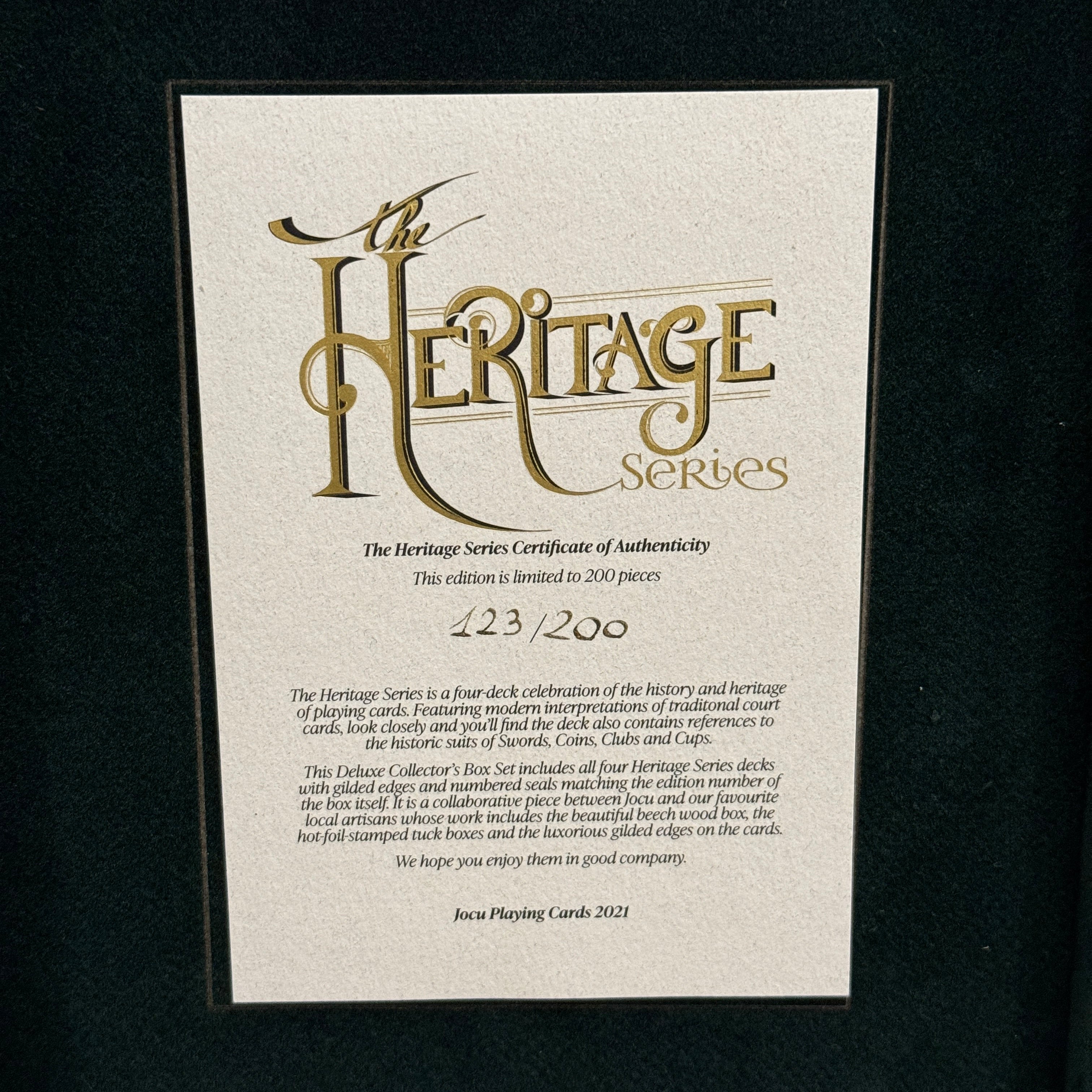 Heritage Series Deluxe Box Set (#123/200) [AUCTION]
