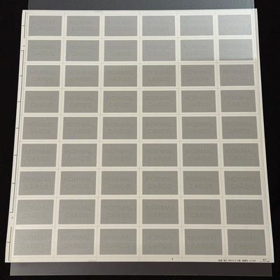 Optic Normal Cards Uncut Sheet [AUCTION]