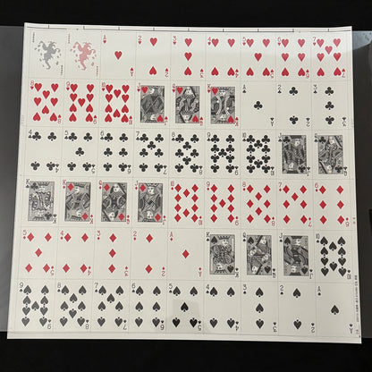 Optic Normal Cards Uncut Sheet [AUCTION]